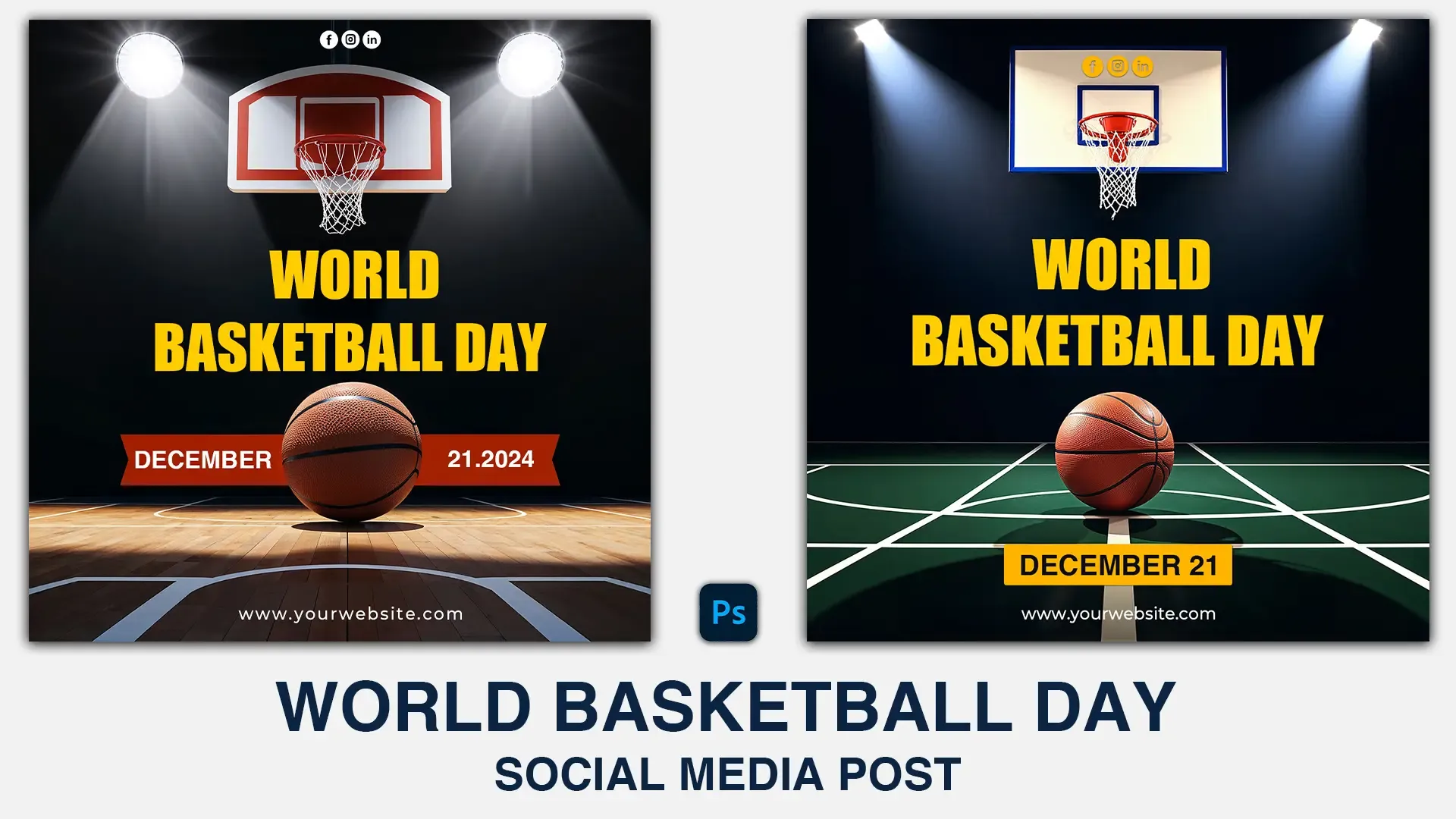 World Basketball Day Indoor Court Thrill Instagram Post image